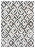 Rugs Rugs Near Me - 63" x 86" x 1.2" White Microfiber Polyester Area Rug HomeRoots