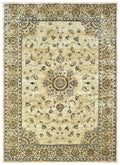 Rugs Rugs USA - 23" x 39" x 0.13" Ivory Viscose Accent Rug HomeRoots