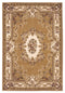 Rugs Rugs USA 3'3" x 4'11" Polypropylene Beige/Ivory Area Rug 3670 HomeRoots