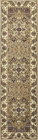 Rugs Rugs USA - 3'3" x 4'11" Polypropylene Beige/Ivory Area Rug HomeRoots