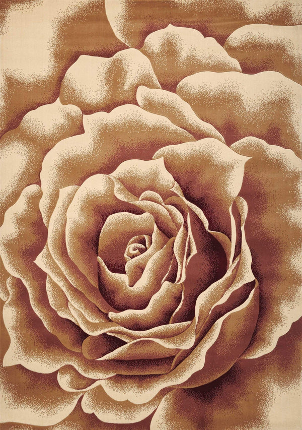 Rugs Rugs USA 3'3" x 4'11" Polypropylene Ivory Area Rug 3696 HomeRoots