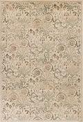 Rugs Rugs USA - 3'3" x 4'11" Polypropylene Ivory Area Rug HomeRoots