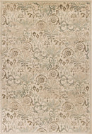 Rugs Rugs USA - 3'3" x 4'11" Polypropylene Ivory Area Rug HomeRoots