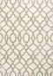 Rugs Rugs USA - 3'3" x 5'3" Microfiber Ivory/Beige Area Rug HomeRoots