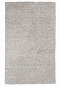 Rugs Rugs USA - 3'3" x 5'3" Polyester Ivory Heather Area Rug HomeRoots