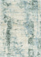Rugs Rugs USA 3'9" x 5'11" Polypropylene Ivory/Blue Area Rug 3910 HomeRoots