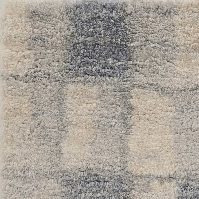 Rugs Rugs USA - 3'9" x 5'11" Polypropylene Ivory/Blue Area Rug HomeRoots