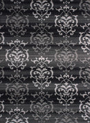Rugs Rugs USA 63" x 86" x 0.31" Grey Polypropylene Area Rug 8844 HomeRoots