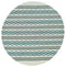 Rugs Rugs USA - 7' Round UV-treated Polypropylene Ivory/Spa Area Rug HomeRoots