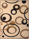 Rugs Rugs USA 94" x 126" x 0.31" Ivory Polypropylene Oversize Rug 8765 HomeRoots