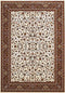 Rugs Rugs USA 94" x 126" x 0.39" Ivory Polyester Oversize Rug 6724 HomeRoots