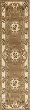 Rugs Runner Rugs 2'2" x 7'11" Runner Polypropylene Beige/Ivory Area Rug 3669 HomeRoots