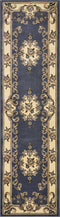 Rugs Runner Rugs - 2'2" x 7'11" Runner Polypropylene Blue Area Rug HomeRoots