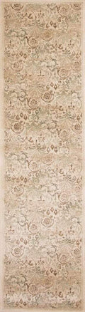 Rugs Runner Rugs - 2'2" x 7'11" Runner Polypropylene Ivory Area Rug HomeRoots