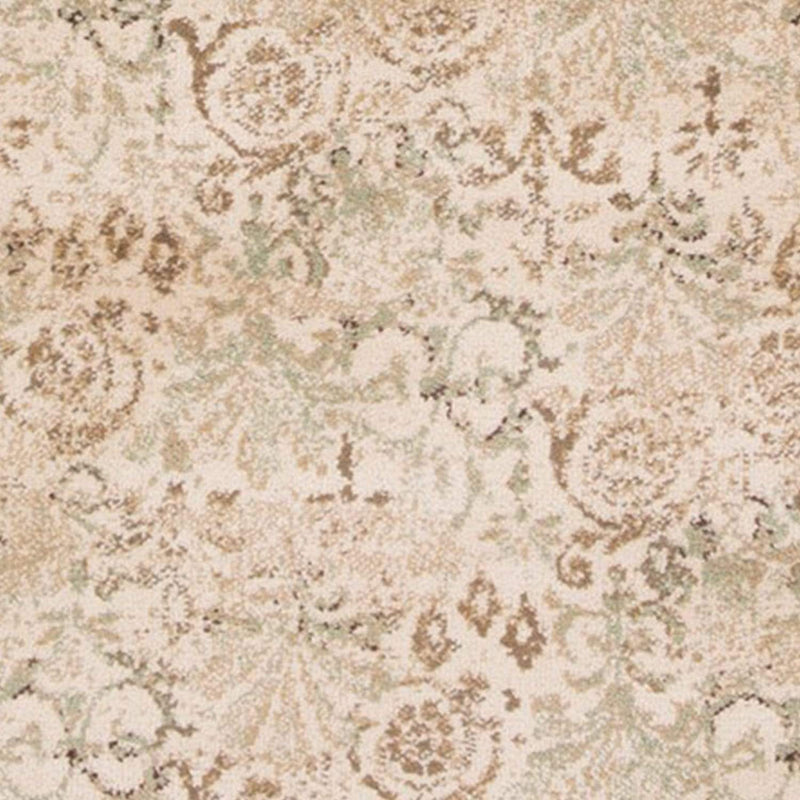 Rugs Runner Rugs - 2'2" x 7'11" Runner Polypropylene Ivory Area Rug HomeRoots