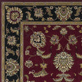 Rugs Runner Rugs - 2'2" x 7'11" Runner Polypropylene Red/Black Area Rug HomeRoots