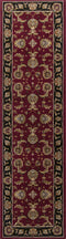 Rugs Runner Rugs - 2'2" x 7'11" Runner Polypropylene Red/Black Area Rug HomeRoots