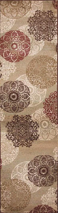 Rugs Runner Rugs - 2'2" x 7'11" Runner Polypropylene Sand Area Rug HomeRoots