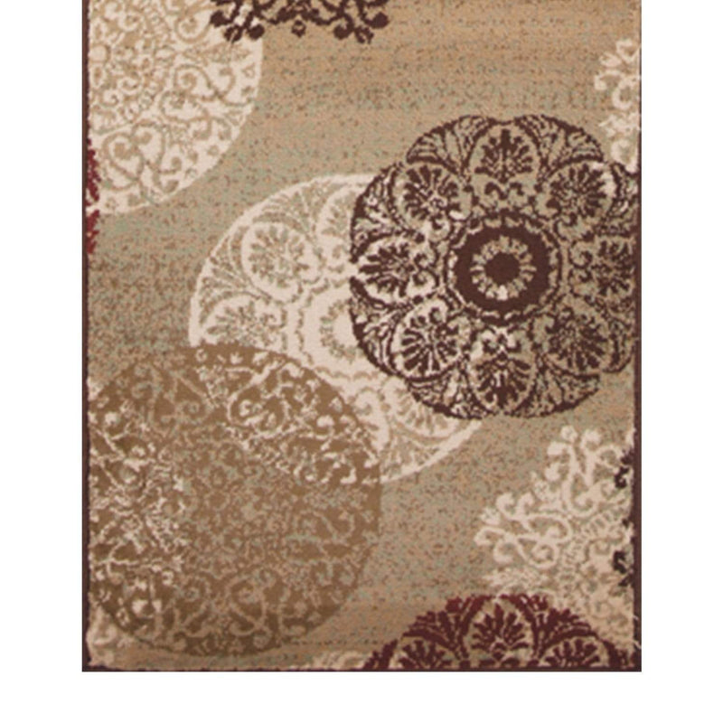 Rugs Runner Rugs - 2'2" x 7'11" Runner Polypropylene Sand Area Rug HomeRoots