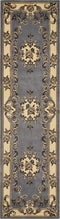 Rugs Runner Rugs - 2'2" x 7'11" Runner Polypropylene Slate Blue Area Rug HomeRoots