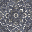 Rugs Runner Rugs - 2'2" x 7'6" Runner Polypropylene Denim Area Rug HomeRoots