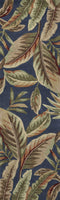 Rugs Runner Rugs - 2'3" x 7'6" Runner Polyester Ink Blue Area Rug HomeRoots