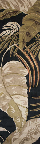 Rugs Runner Rugs - 2'3" x 8' Runner Wool Midnight Area Rug HomeRoots