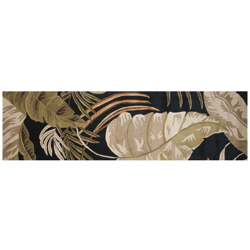 Rugs Runner Rugs - 2'3" x 8' Runner Wool Midnight Area Rug HomeRoots
