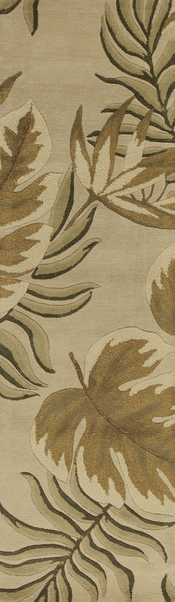 Rugs Runner Rugs - 2'3" x 8' Runner Wool Sand Area Rug HomeRoots