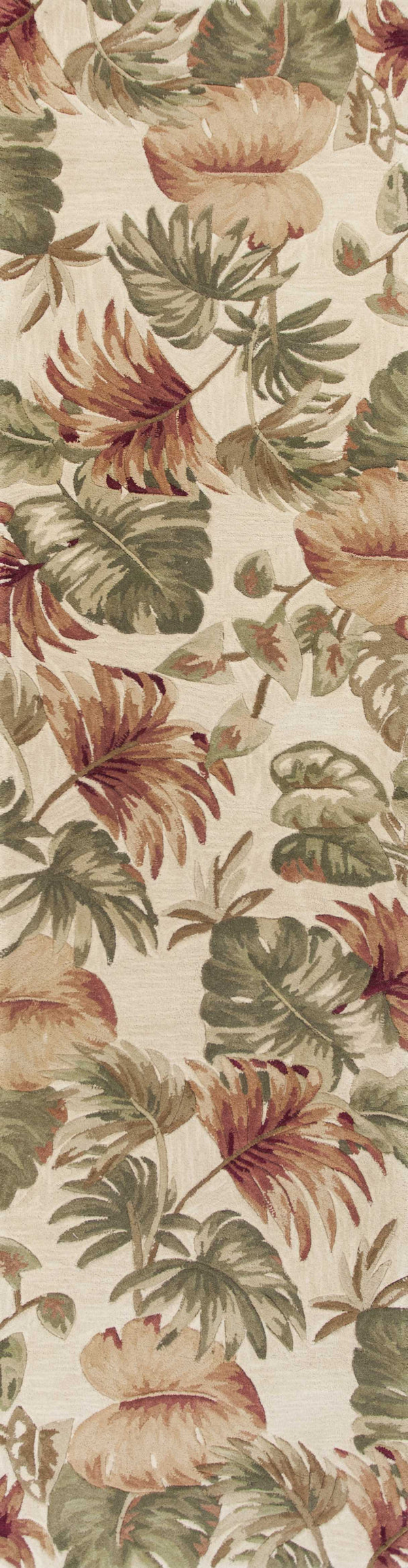 Rugs Runner Rugs - 2'6" x 10' Runner Wool Beige Area Rug HomeRoots