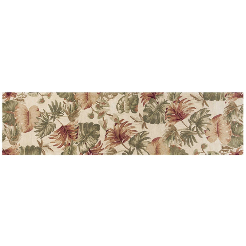 Runner Rugs - 2'6" x 10' Runner Wool Beige Area Rug