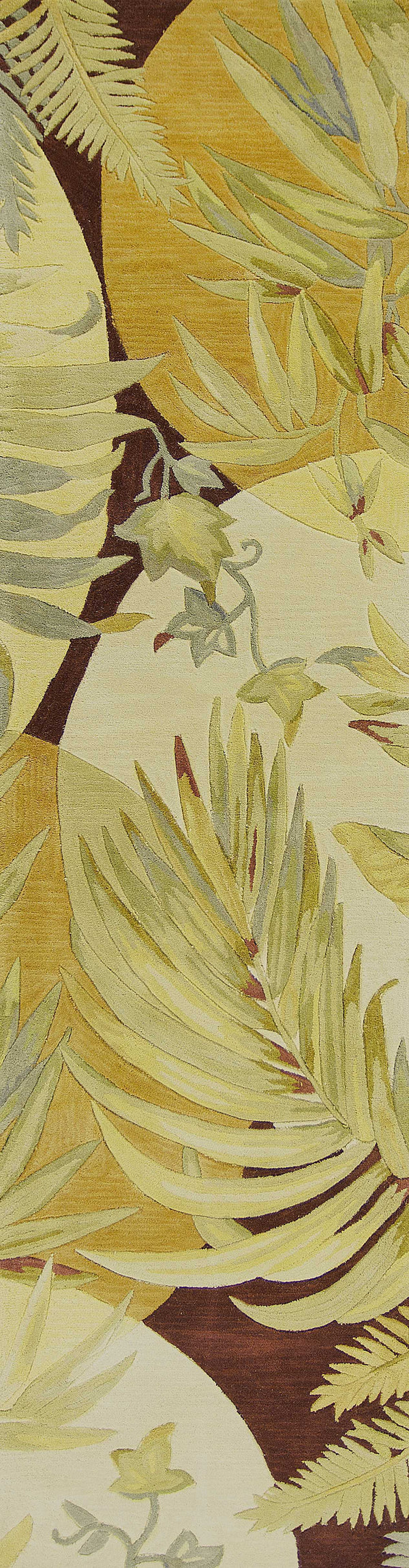 Rugs Runner Rugs - 2'6" x 10' Runner Wool Coral/Ivory Area Rug HomeRoots