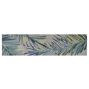 Rugs Runner Rugs - 2'6" x 10' Runner Wool Grey/Blue Area Rug HomeRoots