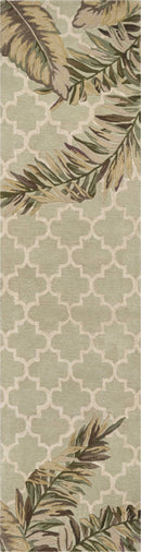 Rugs Runner Rugs - 2'6" x 10' Runner Wool Sage Area Rug HomeRoots