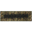 Rugs Runner Rugs - 2'6" x 8' Runner Wool Black Area Rug HomeRoots
