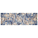 Rugs Runner Rugs - 2'6" x 8' Runner Wool Blue Area Rug HomeRoots