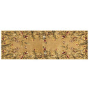 Rugs Runner Rugs - 2'6" x 8' Runner Wool Gold Area Rug HomeRoots