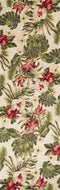 Rugs Runner Rugs 2'6" x 8' Runner Wool Ivory Area Rug 2796 HomeRoots