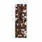 Rugs Runner Rugs - 2" x 6" Chocolate And Natural Runner Stitch Cowhide - Area Rug HomeRoots