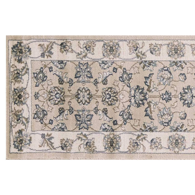 Rugs Runner Rugs - 2' x 7'7" Runner Polypropylene Beige/Ivory Area Rug HomeRoots