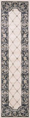 Rugs Runner Rugs 2' x 7'7" Runner Polypropylene Ivory/Grey Area Rug 3446 HomeRoots