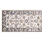 Rugs Runner Rugs - 2' x 7'7" Runner Polypropylene Ivory/Grey Area Rug HomeRoots