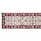 Rugs Runner Rugs - 2' x 7'7" Runner Polypropylene Ivory/Red Area Rug HomeRoots