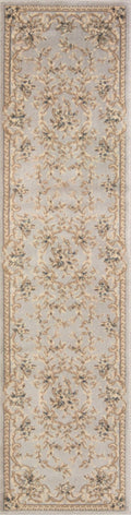 Rugs Runner Rugs - 2' x 7'7" Runner Polypropylene Light Grey Area Rug HomeRoots