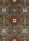 Rugs Runner Rugs 31" x 88" x 0.47" Grey Polypropylene Runner Rug 8552 HomeRoots