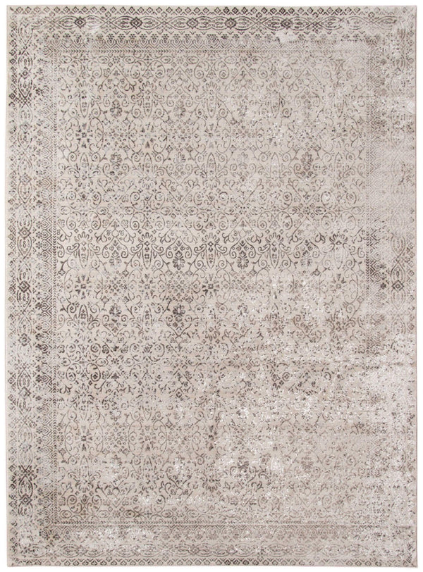 Rugs Rustic Rugs - 3.11" X5.07" X 0.38" Gray Polyester Area Rug HomeRoots