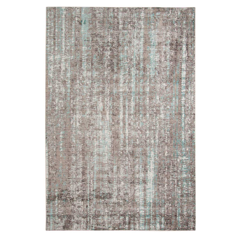 Rugs Rustic Rugs 3.93" X5.57" X 0.38" Gray Polyester Area Rug 4114 HomeRoots