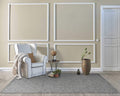Rugs Rustic Rugs - 60" X 84" X 0.'5" Grey Wool Rug HomeRoots