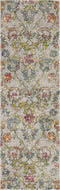 Rugs Rustic Rugs - 63" X 91" X 0.'25" Grey Polypropylene Rug HomeRoots