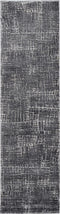 Rugs Rustic Rugs - 63" X 91" X 0.'75" Grey Polypropylene Rug HomeRoots